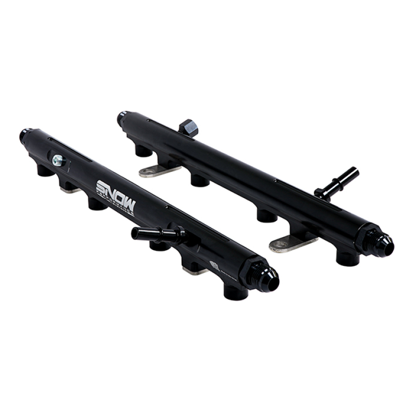 Ford F-150 Fuel Rail Kit - Snow Performance - Billet, Return Style - Black - `11-`17 Ford F-150 Fuel Rail Kit - Snow Performance - Billet, Return Style - Black - `11-`17